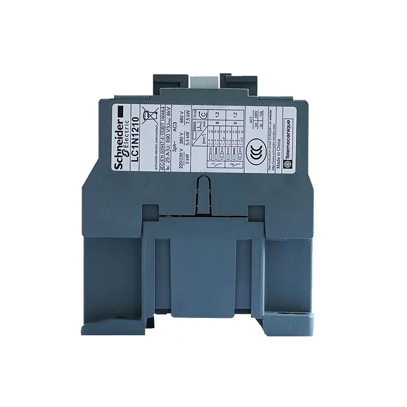 Imagem -03 - Contator Schneider-ac para Tensão 12a Lc1n1201 Lc1n1210 M5n Q5n 220v 380v