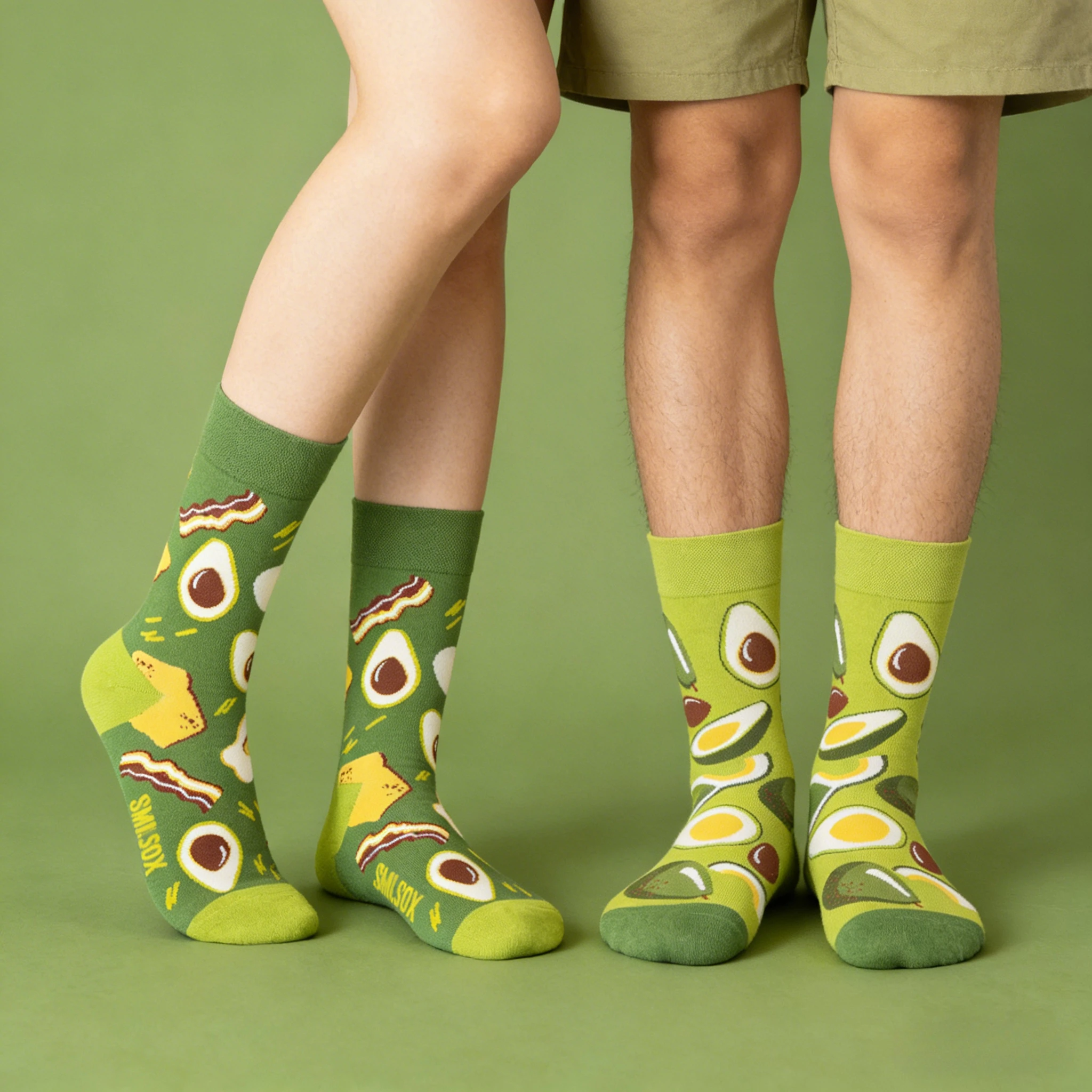 

3 Pair Couples Fashion Socks AB Style Colorful Medium High Suit In All Seasons Daily For Unisex