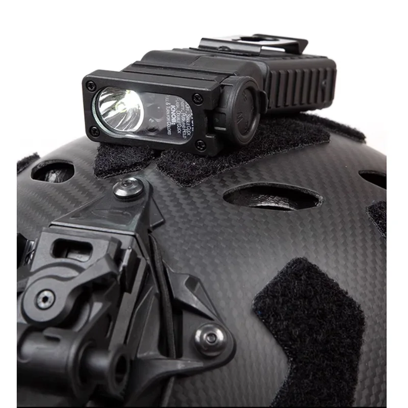 FMA Tactical Hands-free Light, Helmet Mount Survival Light Multi-level Adjustable with IR Strobe and RGB Signals TB1500
