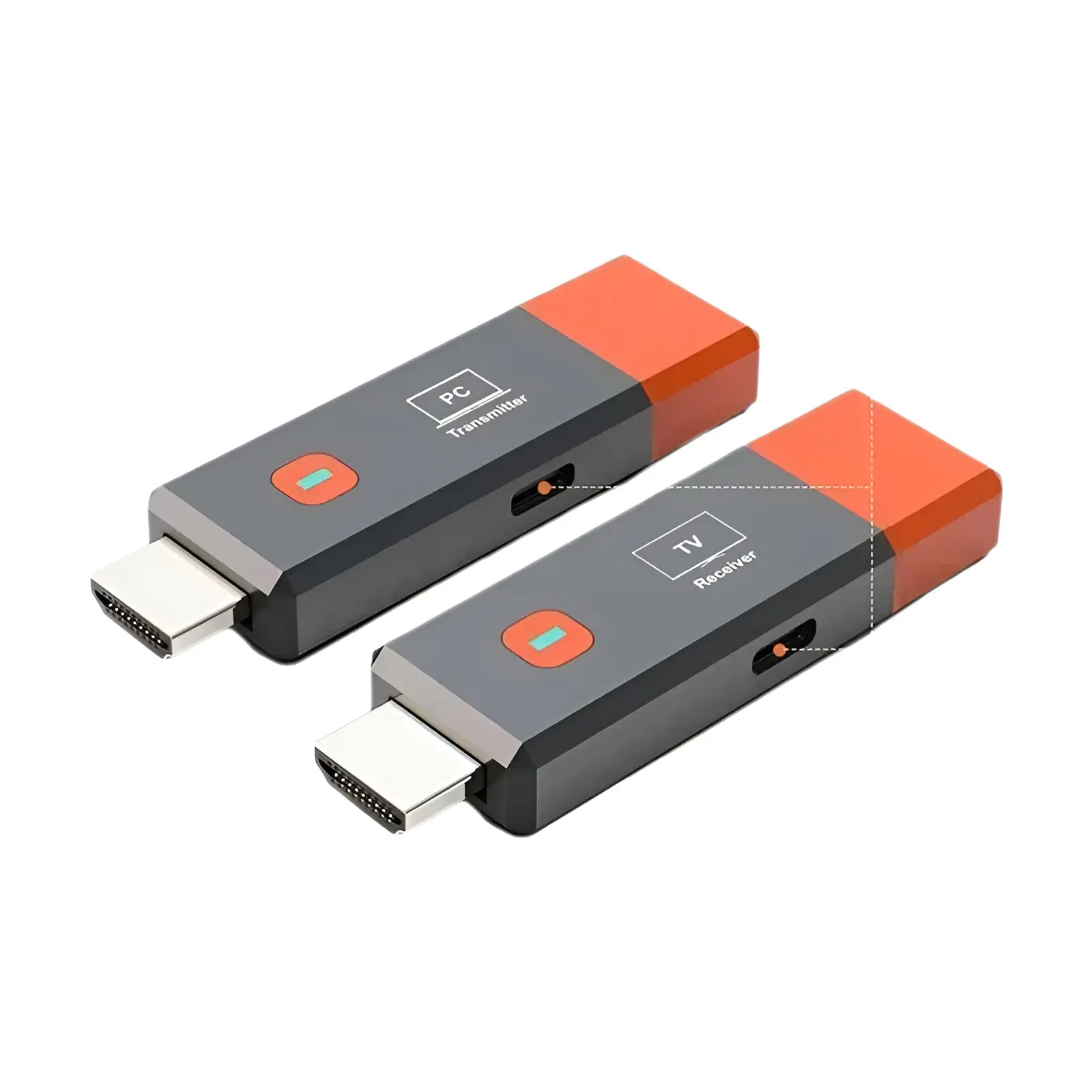 Kit extensor de transmissor e receptor de vídeo compatível com hdmi sem fio tv stick dongle adaptador para câmera pc laptop para monitorar tv