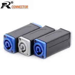 10pcs/lot 3 Pin AC Device Power Coupler Extender 20A/250V LED AC Power Adapter Stage Light AC Power Connectot Socket