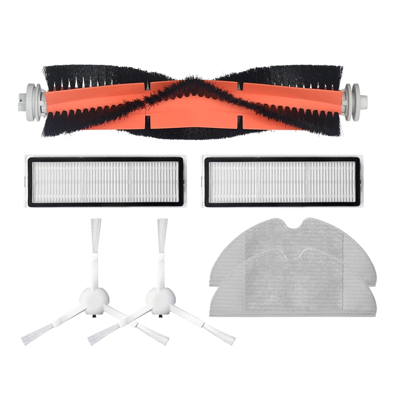 Популярные моющиеся аксессуары для пылесоса для робота Xiaomi Dreame F9, валик для швабры, боковая щетка, фильтр Hepa, наборы тряпок для швабры