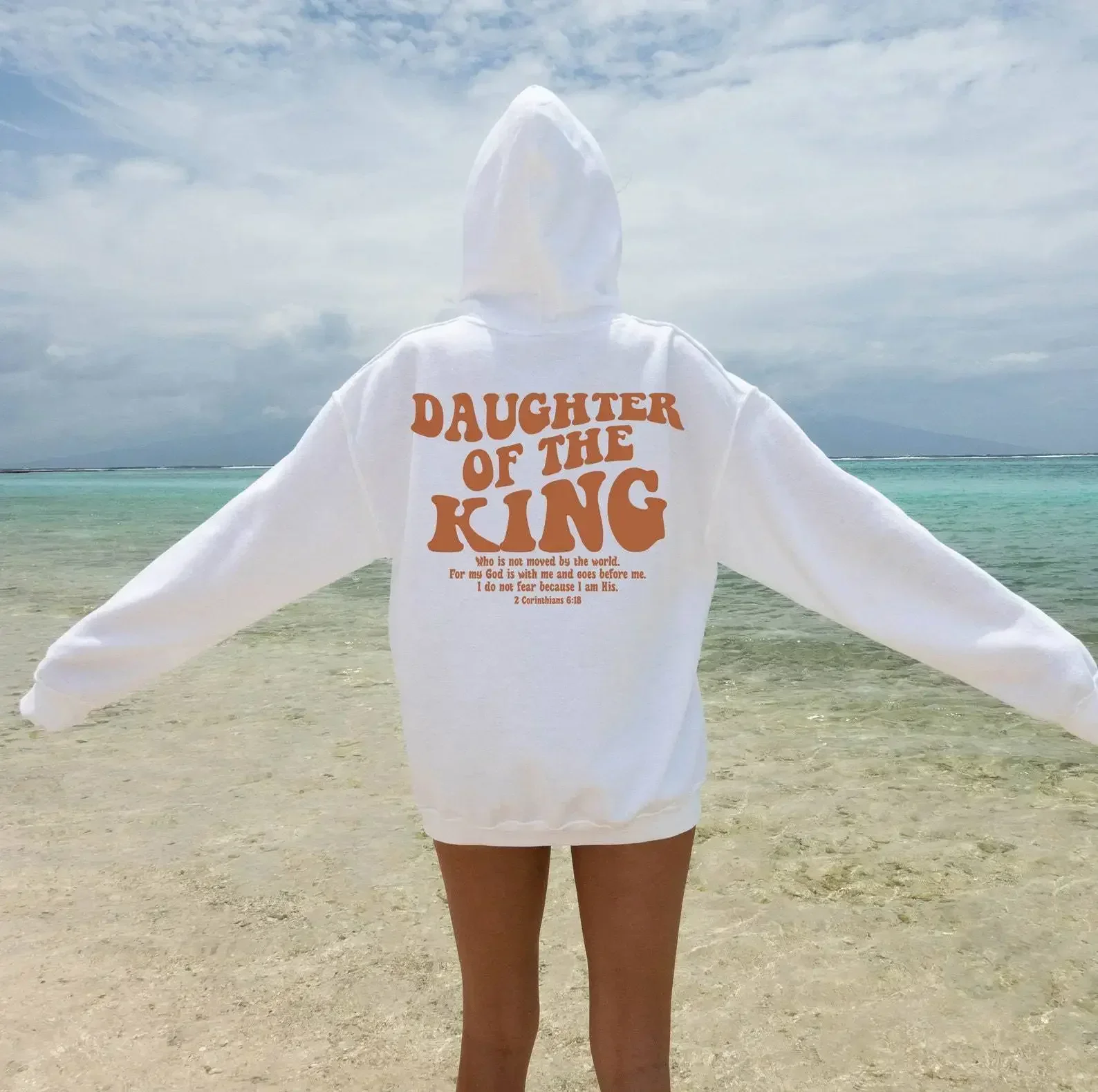 Daughter Of The King Hoodie, Aesthetic Christian Sweatshirt