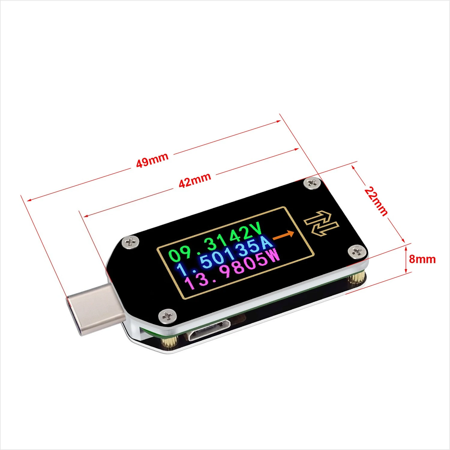 TC66C Mobile Phone Fast Charging Detection PD Deception Typec Tester True Six High Precision Two-way Detection Table