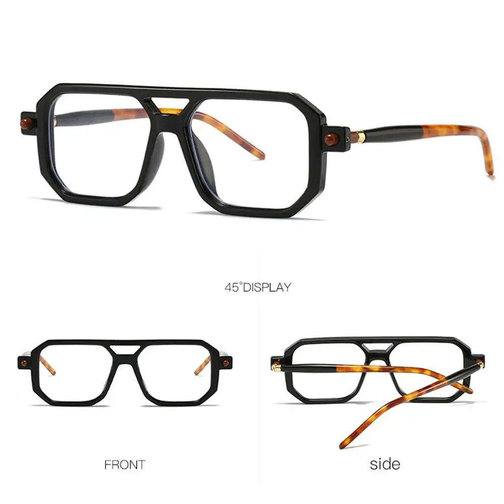 Fashion Street Wear UV 400 Eyewear Double Bridge Men's Shades Sun Glasses Women's Sunglasses