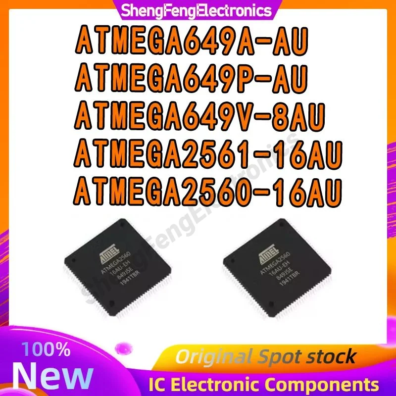 

ATMEGA2560-16AU ATMEGA649A-AU ATMEGA649P-AU ATMEGA2561-16AU ATMEGA649V-8AU LQFP-64 IC Chip 100% New Original in stock