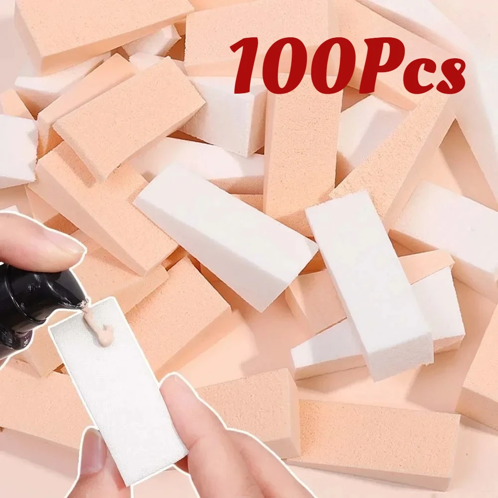 

100/60/20Pcs Triangle Dry Wet Use Makeup Sponge Face Foundation Concealer BB Cream Powder Blending Smearing Puff Cosmetic Tools