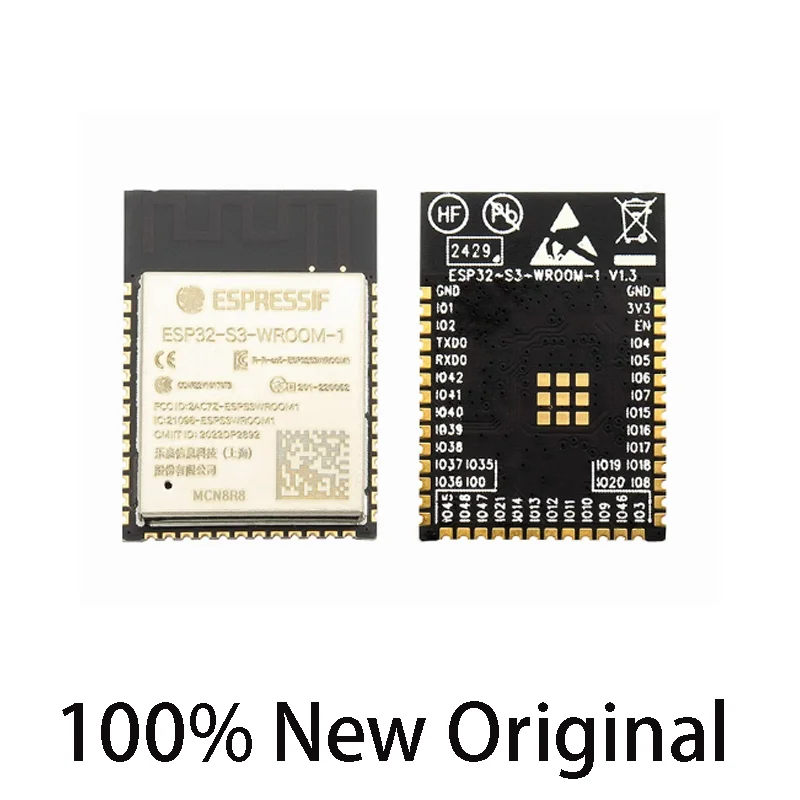 1PCS 100% New Original ESP32-S3-WROOM-1-N8R8 ESP32-S3-WROOM-1-N8