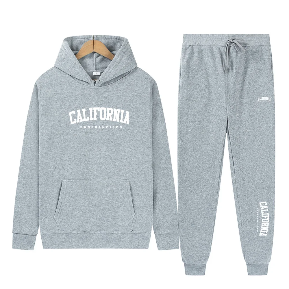 ملابس رياضية لجميع الأغراض للرجال والنساء مع سويت شيرت بغطاء للرأس للتدريب في الهواء الطلق والركض وعصري وغير رسمي ومريح #6