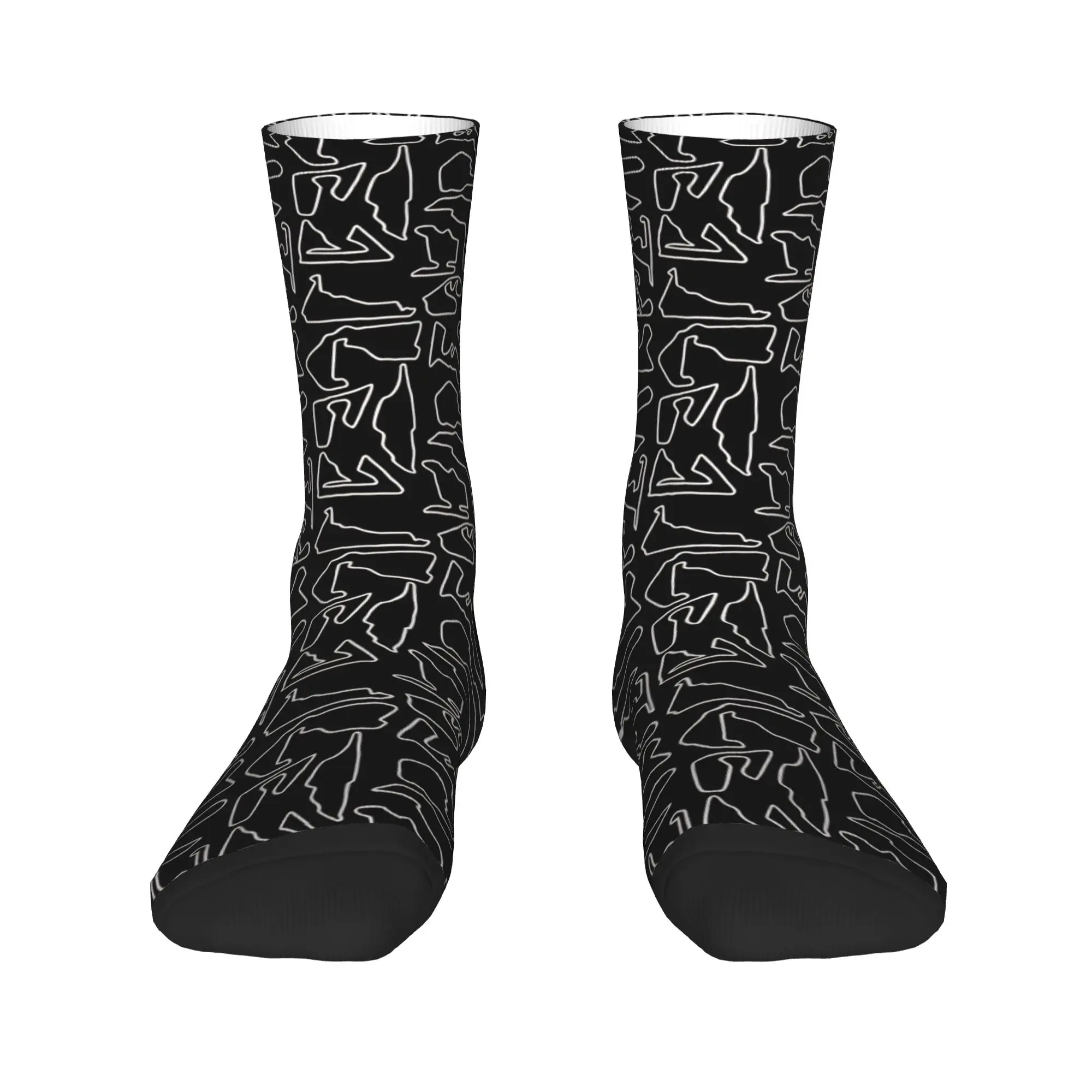 Couple Socks  Tracks    Stockings Anti Skid High Quality Socks Autumn Fashion Graphic Skateboard Socks
