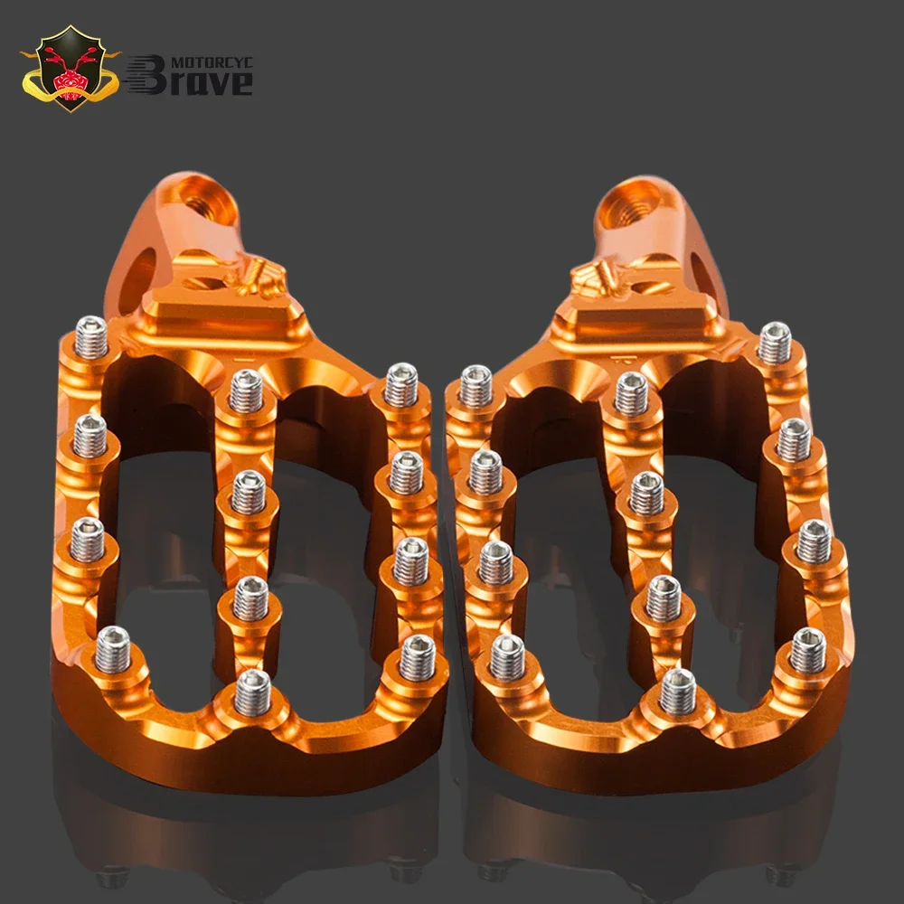 Foot Pegs Rest Pedals Footrest Footpegs For 125 200 250 300 350 400 450 530 EXC SX-F XC-F EXC-F XC XC-W 2017 2018 2019 2020