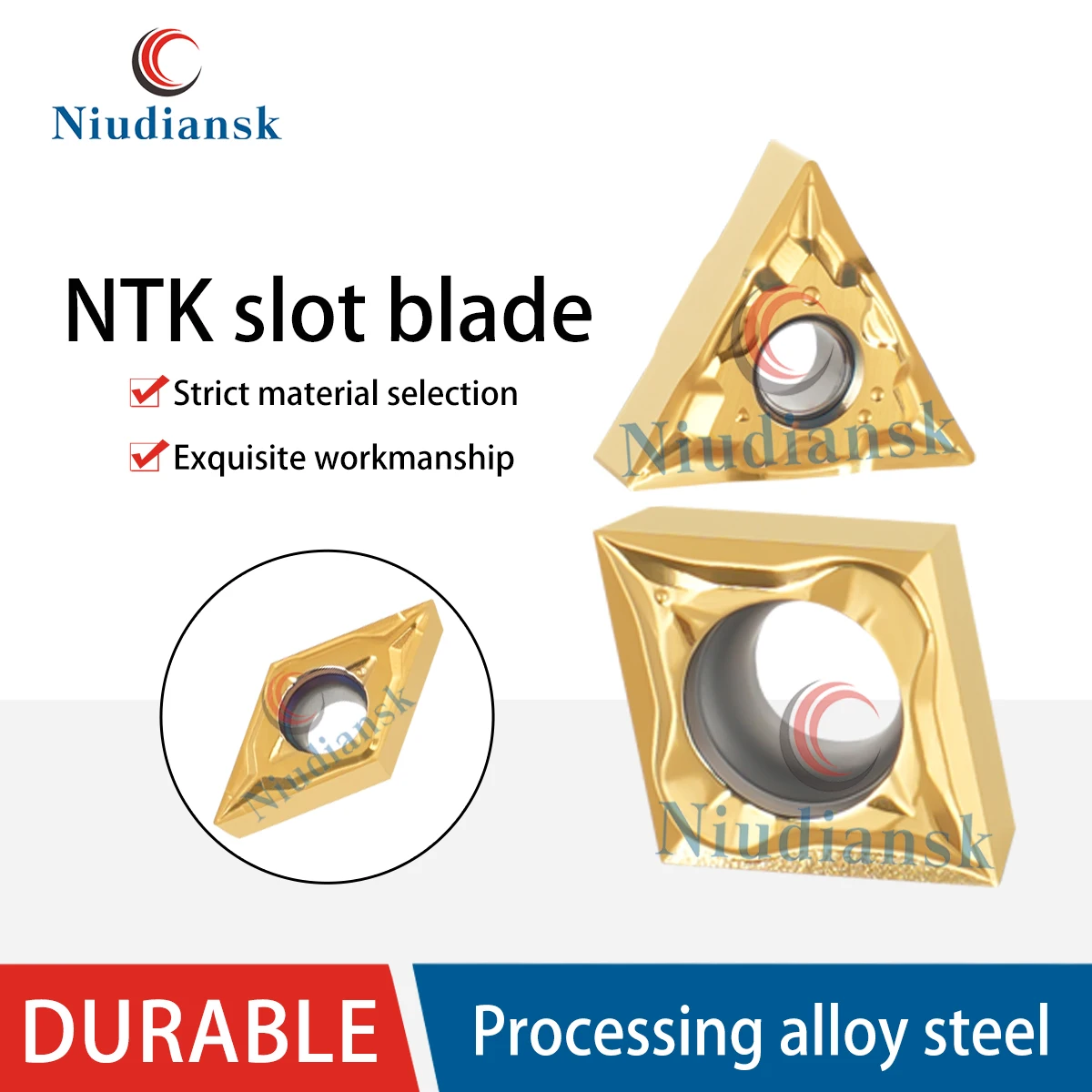 

VBGT110301-YL VCGT160402-YL CCGT060201-YL DCGT070201-YL TNGG160401-UL Пластины с ЧПУ для резки внешних кругов NTK Токарные инструменты для слотов