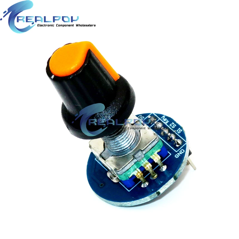 Rotary Encoder Module for Arduino Brick Sensor Development Round Audio Rotating Potentiometer Knob Cap EC11