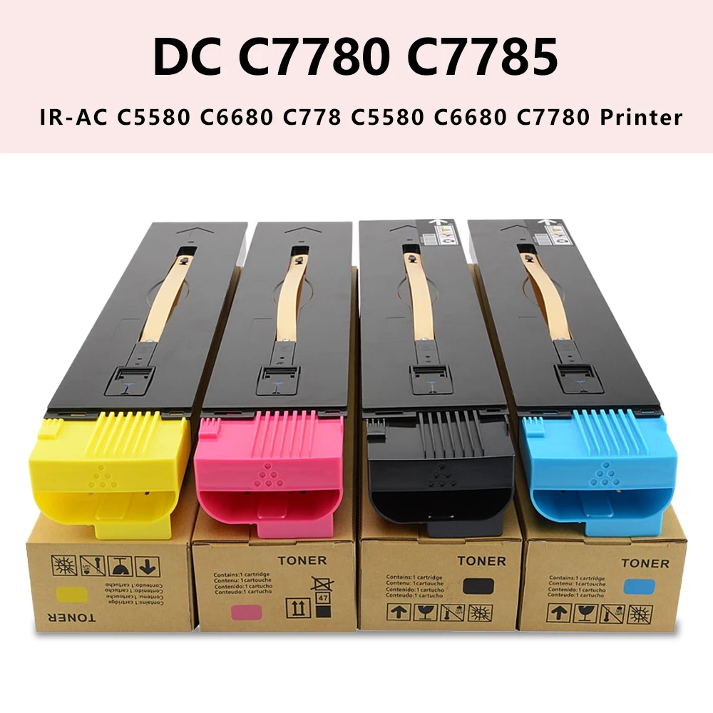 

Цветной тонер-картридж DCC7780 C7785, совместимый с принтерами Xerox C5580 C6680 C778 C5580 C6680 C7780, высокая емкость, 30000 страниц