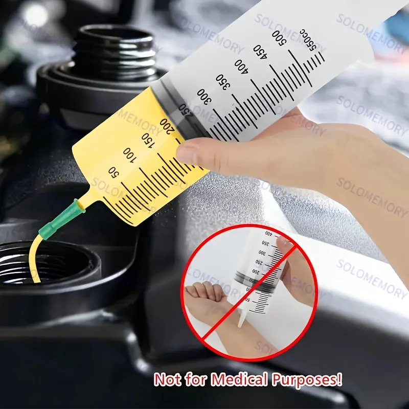 Industrielle Flüssigkeits-Extraktions-Spritze - Ölpumpen-Spender für Motoröl, Kraftstoff & Getriebeöl | Automechaniker-Werkzeug – Detail 7