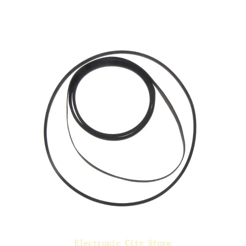 

4PCS 17.5cm 14cm 9cmx2 ForToshiba Video Recorder K1 Movement Belts Rubber Strap HU8D