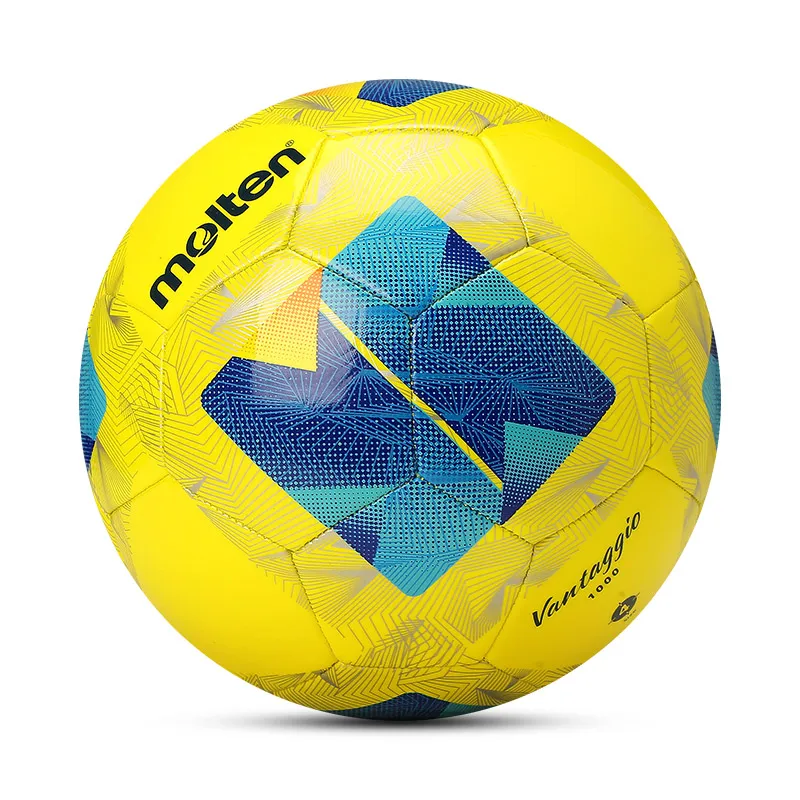 2025 كرة القدم المنصهرة مخيط بالآلة كرة القدم الحجم الرسمي 5/ 4 للجنسين مادة البولي يوريثان لينة مقاومة للاهتراء كرة التدريب المنافسة