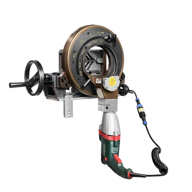 Q4 Orbital Cutting Machine Aluminum Steel, Copper Orbital Pipe Cutting Machine