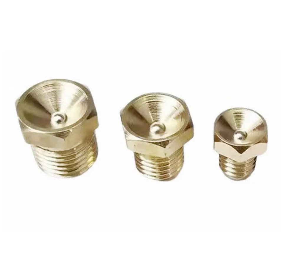 (2) M5x0,8 M6x1 M8x1 M10x1 M12x1 M14x1,5 M16x1,5 1/8" 1/4" BSPP Flush Grease Zerk Nippelanschlüsse für Fettpresse – Detail 3