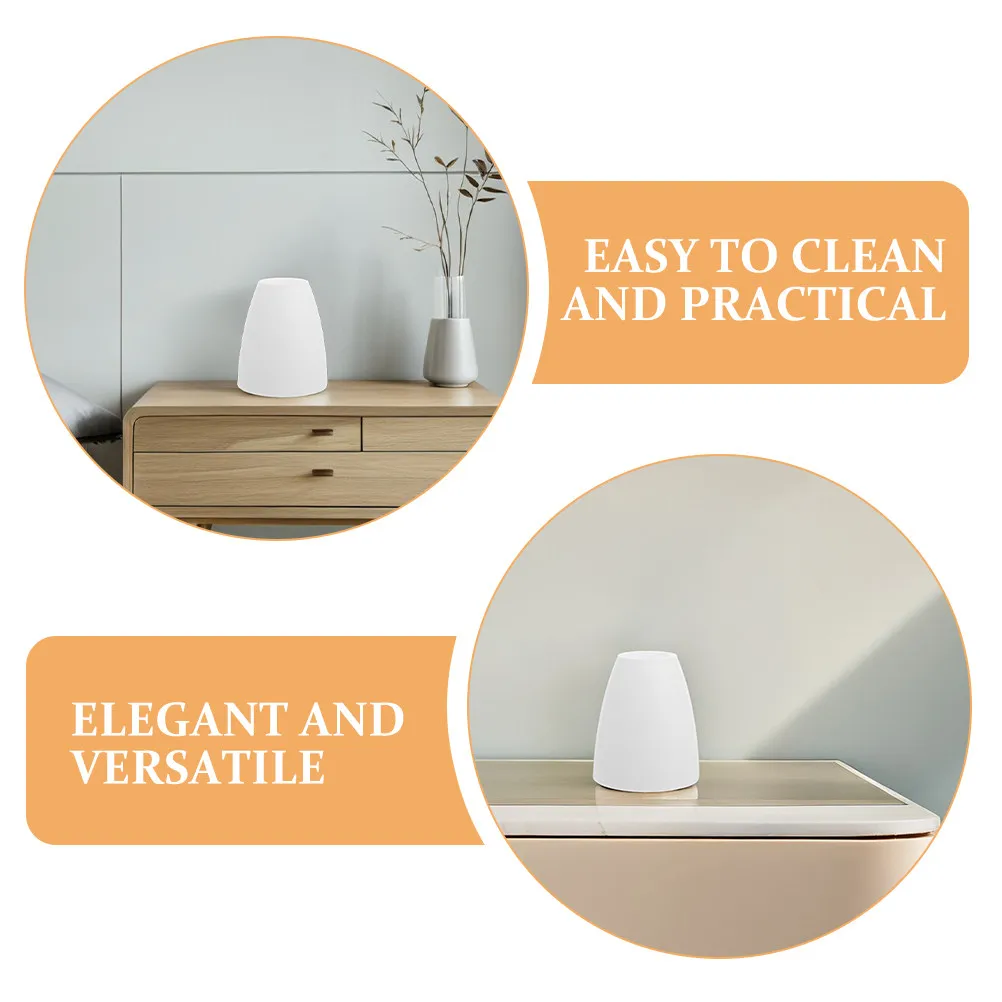 3Pcs Flat Head Plastic Lampshade for Table Floor Standing Lamps Home Interior Decor Easy Install Clean Versatile Indoor Light