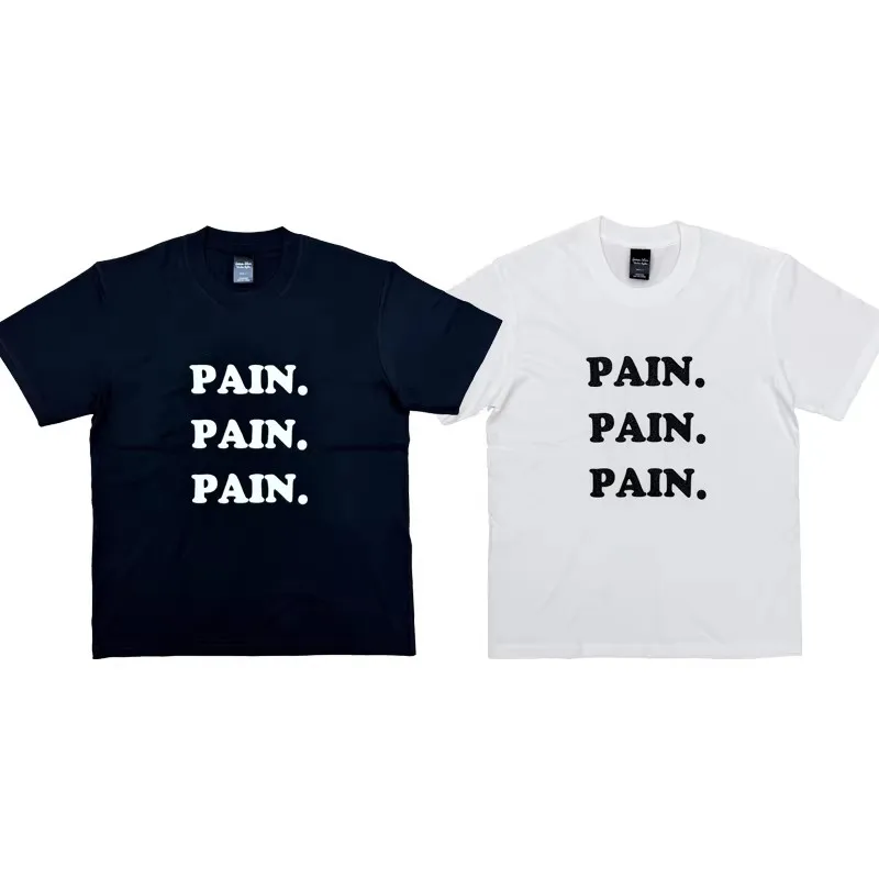 New  Men Number Nine N9 Classic Pain Heavy T Shirts T-Shirt Hip Hop Skateboard Street Cotton T-Shirts Tee Top Size #F6