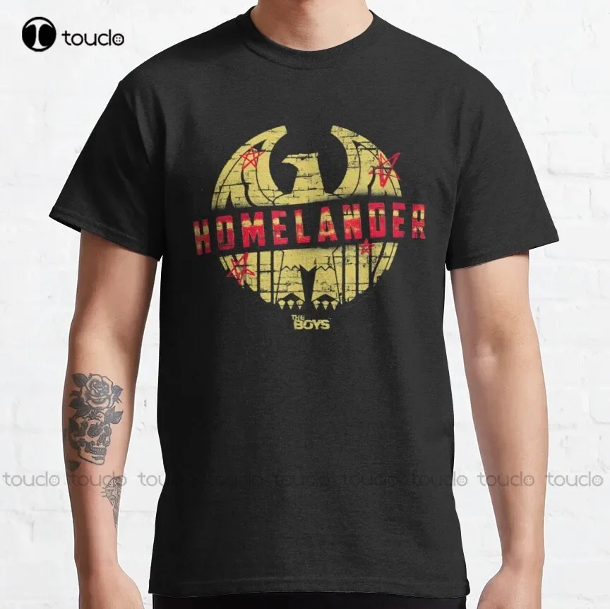 Homelander The Boys The Homelander Tv Show Billy Butcher Homelander Classic T-Shirt Short Sleeve Shirts For Men Make Your Design