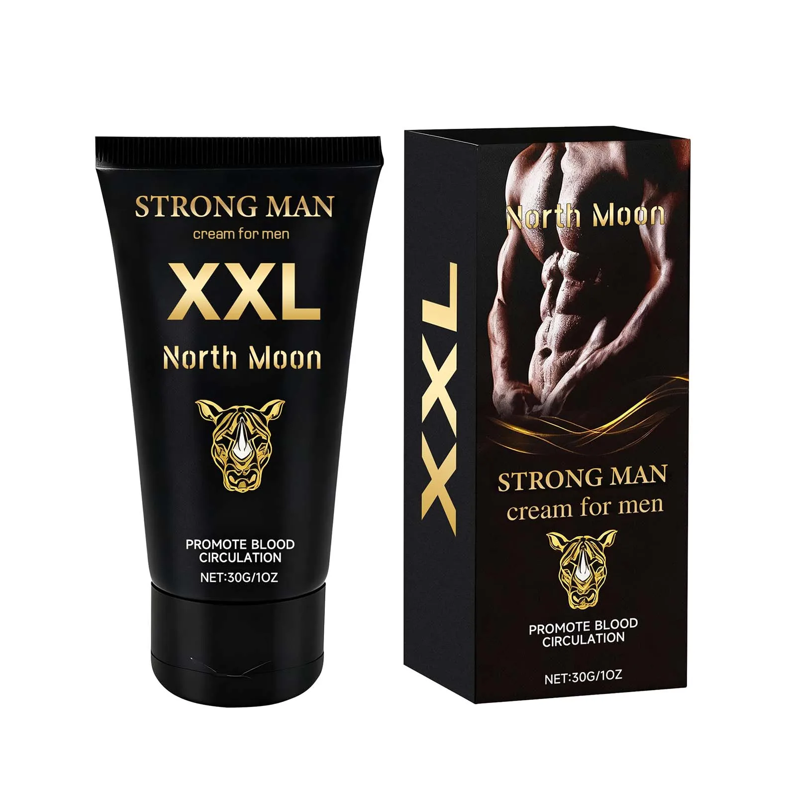 Men's Care Cream Gentle and nourishing for men's local skin, comfortable state, apply care cream