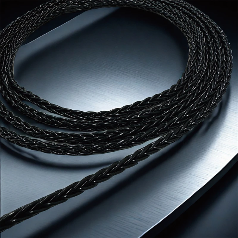 8-жильный 2,8-жильный плетеный кабель для наушников «сделай сам», провода для HIFI-аудиофилов