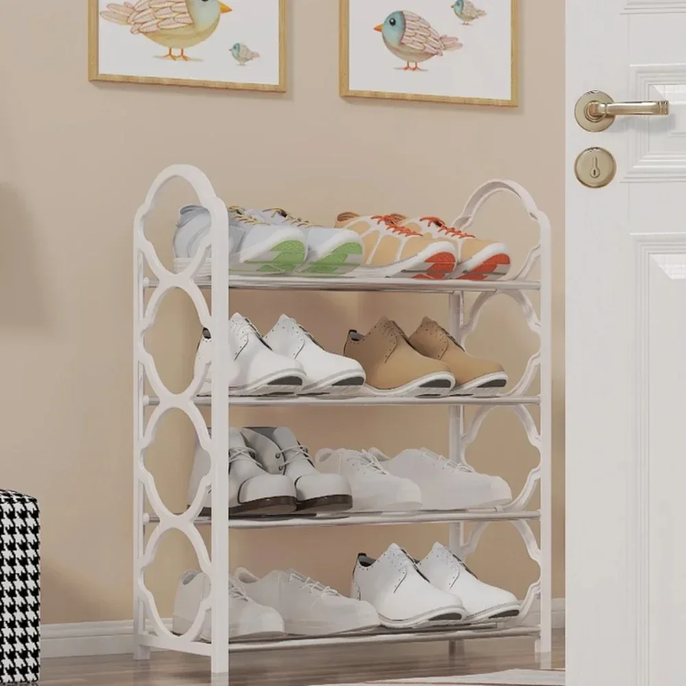 Multi-Layer Shoe Shelf Folding Simple Dust-proof Storage Shoe Cabinet Multi-Layer Assembly Door Dormitory Organizer Rack