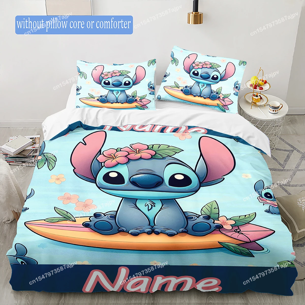 Personalized Duvet Custom Stitch Bedding Set King Twin Double Child 3 Piece Mircofiber or Polyester Duvet Cover Set-xin