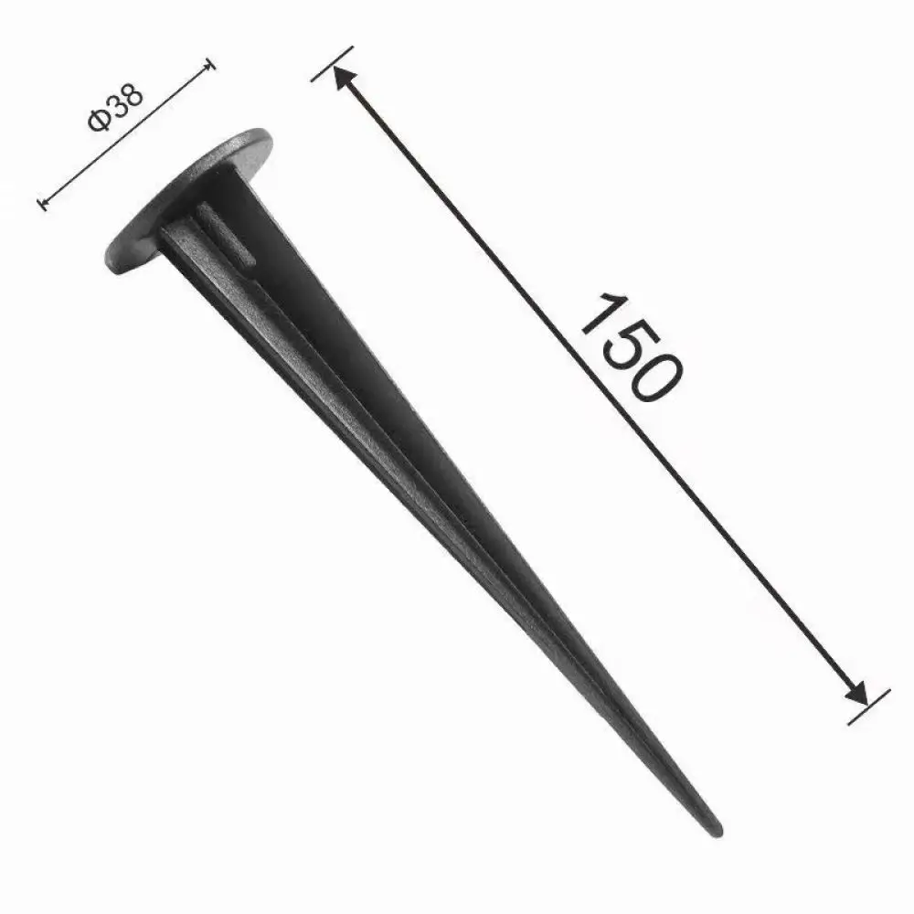 Durable Iron Garden Spotlight Spike Stand Outdoor Flood Light Holder Support Base For Yard Path Landscape Decoration