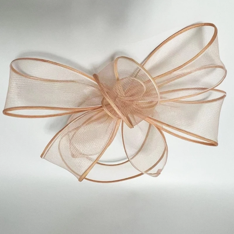 39BD Ribbon Flapper Barrettes Übergroßer Kopfschmuck 1920er Jahre Kunst Haarschmuck Haarspange – Detail 1