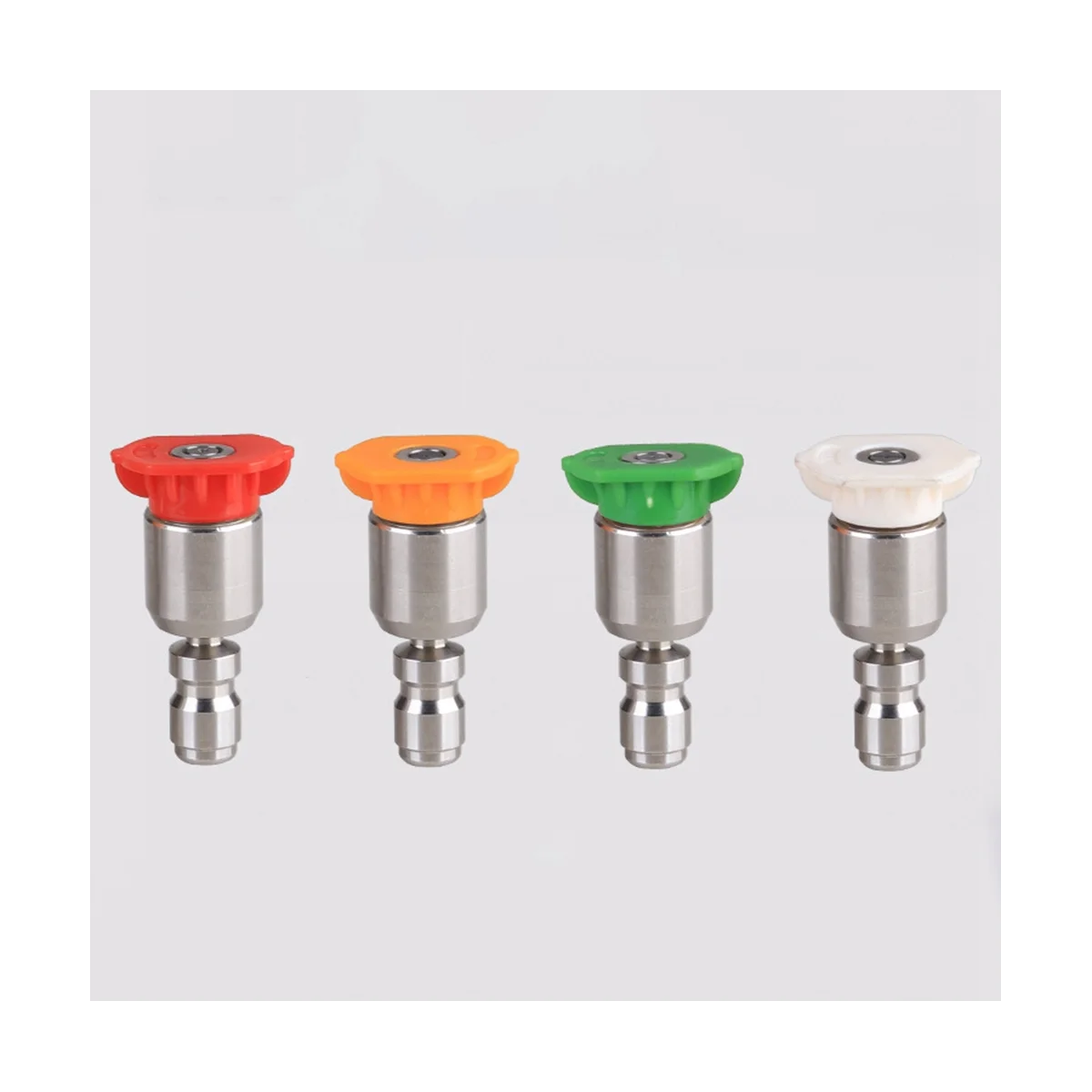 1/4 Inch Stainless Steel 4000Psi Quick Connect High Pressure Spray 0 15 25 40 Degree Nozzle Wash Accessories