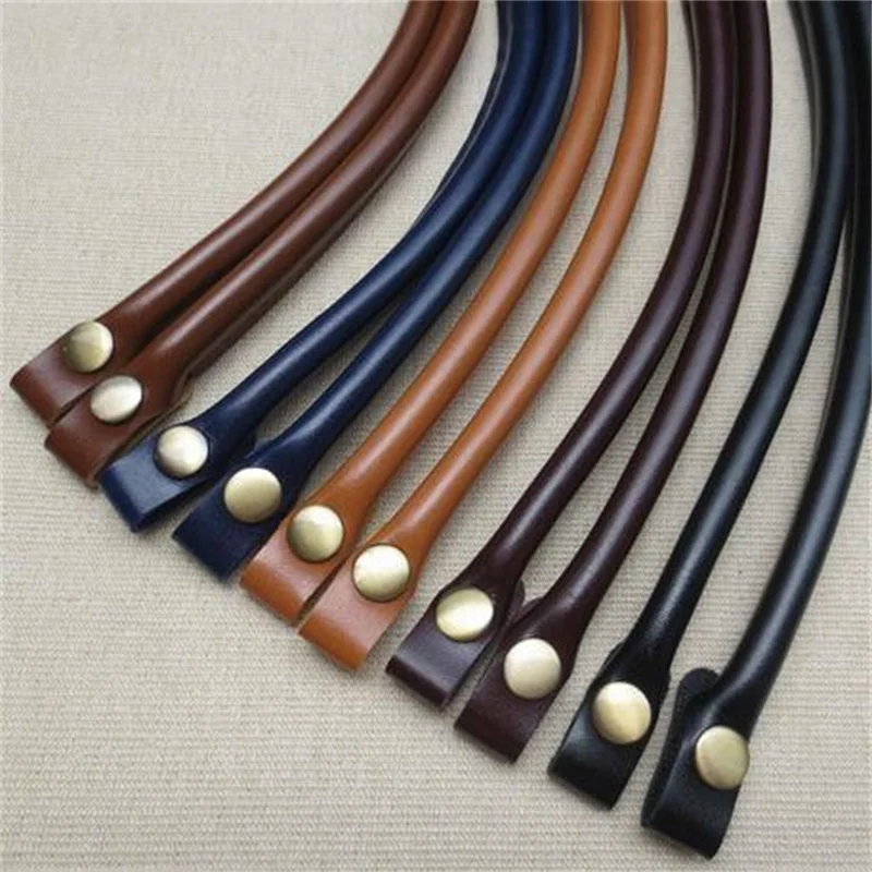 1PCS Bag Handles Replacement for Handbags Women Shoulder Bag Strap PU Leather Bags Belt Solid Color Clasp Accessories Handle