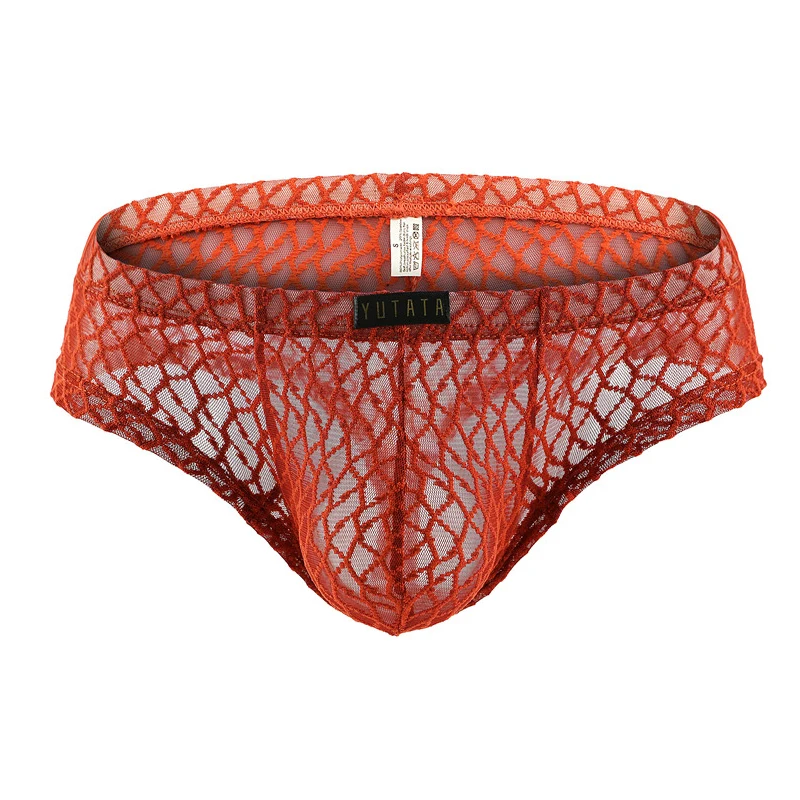 Men Boxers Super Soft and Comfortable Underwear Mesh Sheer Transparent Low Rise Men's Boxer Shorts Sexy Exotic Underwear 6