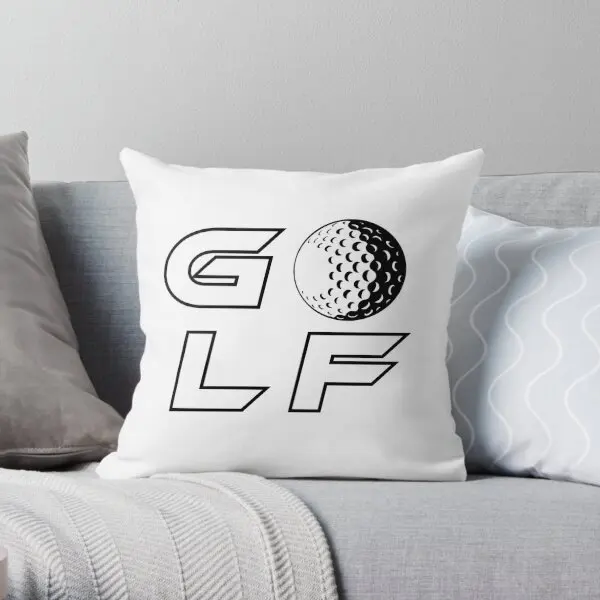 Golf Lover Is Golf Ball Tee Golfing Gol  Printing Throw Pillow Cover Car Soft Decorative Bed Hotel Pillows not include One Side