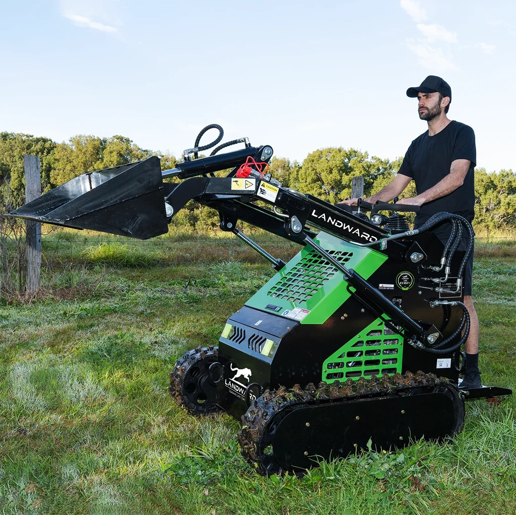 

EPA Euro 5 Small Skid Steer Loader Wholesale Home Crushing Equipment Multi-Purpose Mini Skid Steer Loader Snow Shovel Customized