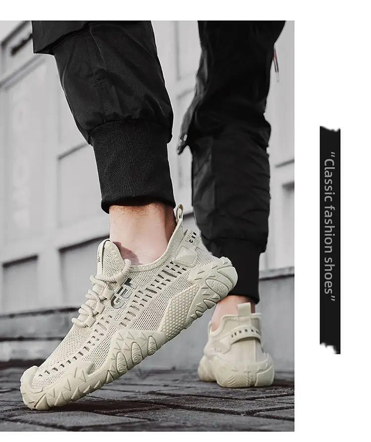 Herren 2026 Neue Sommer Mesh-Sneaker Leichte Lauf- und Sportschuhe Atmungsaktive Weiche Sohle Rutschfeste Freizeitschuhe – Detail 12