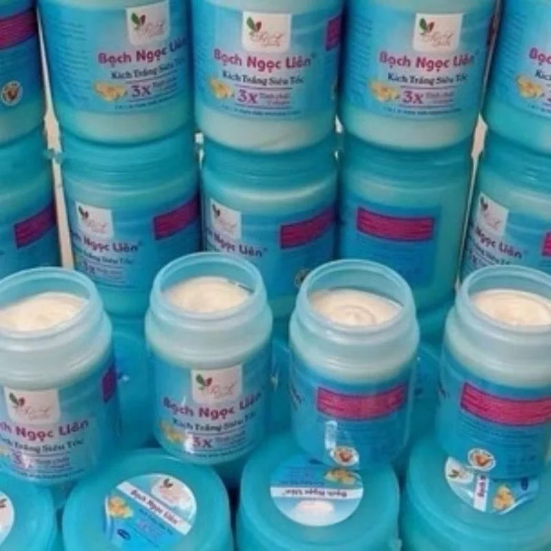 kem kich trang body bach Ngoc lien 200g - Loción Corporal Iluminadora, Crema Hidratante y Aclarante, No Pegajosa, Unifica el Tono de Piel