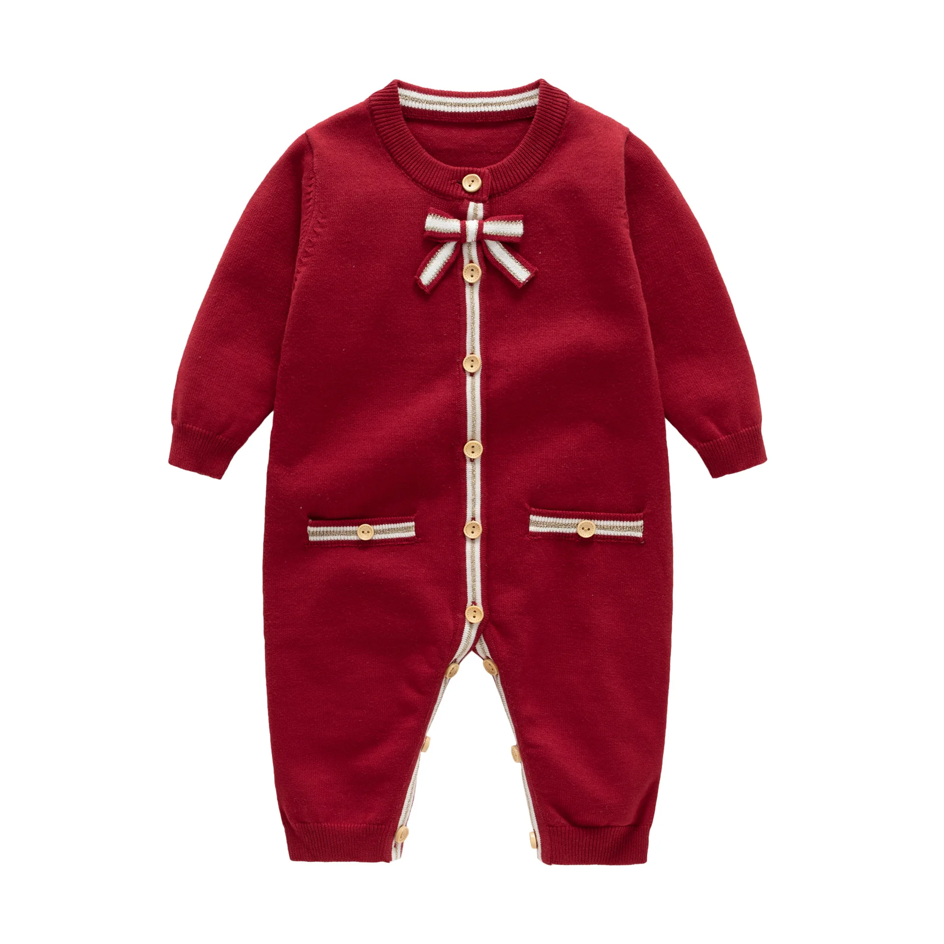 Autumn Winter Toddler Kids Christmas Clothes Set Long Sleeve Jumpsuit With Hat For Infant Baby Cute Romper Casual Homewear
