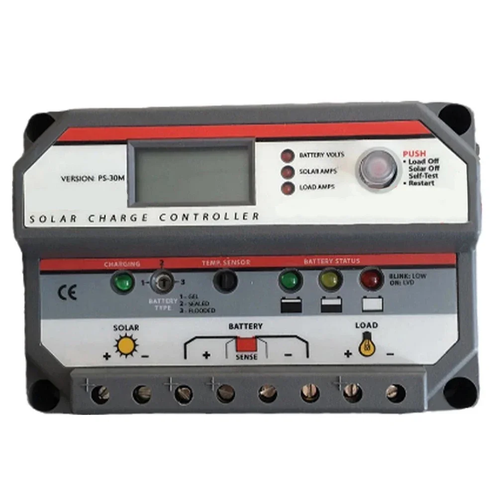 For Flooded Batteries Intelligent Charging Solar Charge Controller Smart Battery Charging System Solar Controller
