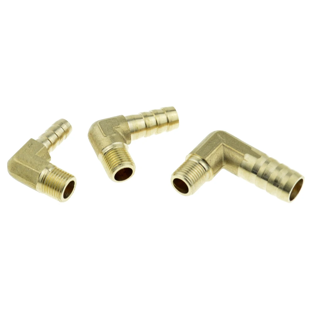 Straight Or Elbow Brass Hose Pipe Fitting 6mm 8mm 10mm 12mm Barb Splicer 1/8\