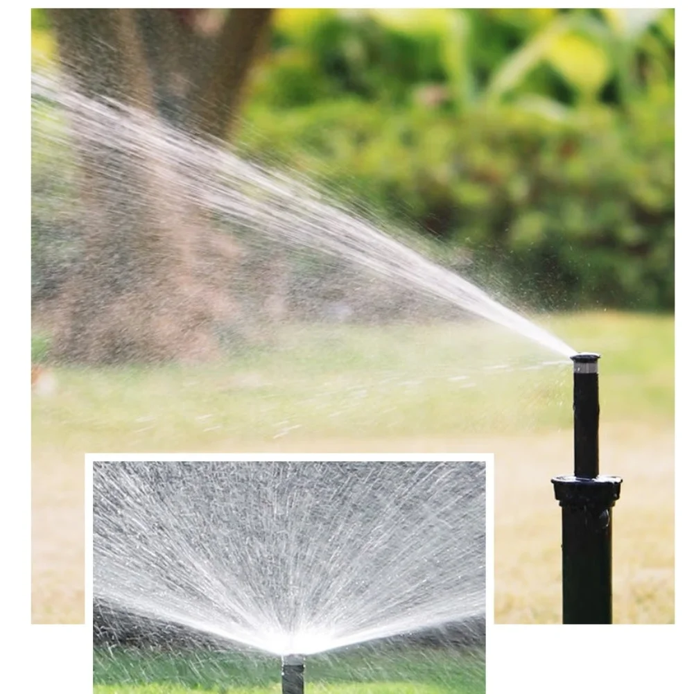 Adjustable Spray Nozzle 360 Degree Garden Irrigator For Residential Gardening Engineering Plastic Construction