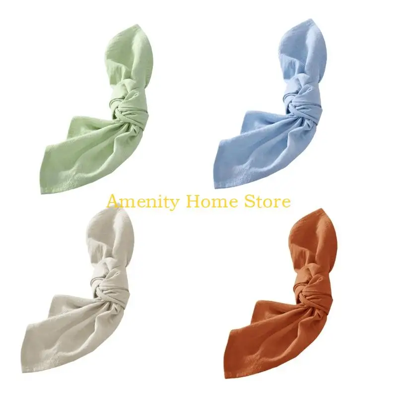 

F26C Sustainable Washable Cotton Dining Napkins Elegant Square Designs