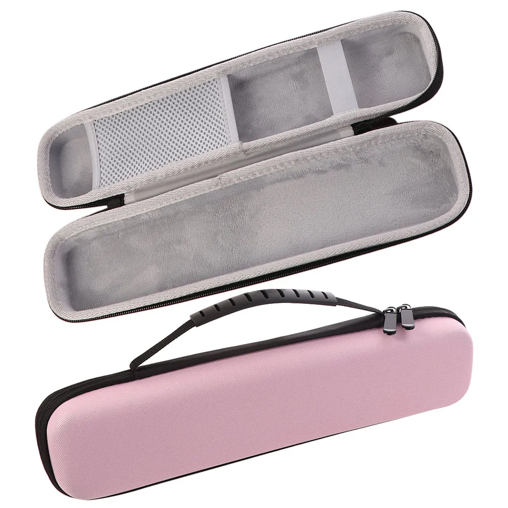 Portable Hair Straightener Storage Bag Double Zipper Hard Shell Curling Iron Carrying Case Hard Eva Protective