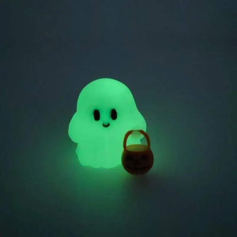 Trick Or Treat Luminous Ghost Figure Battery Powered Spooky Desk Decor Waterproof Halloween Home Ornament Creative Party Gift