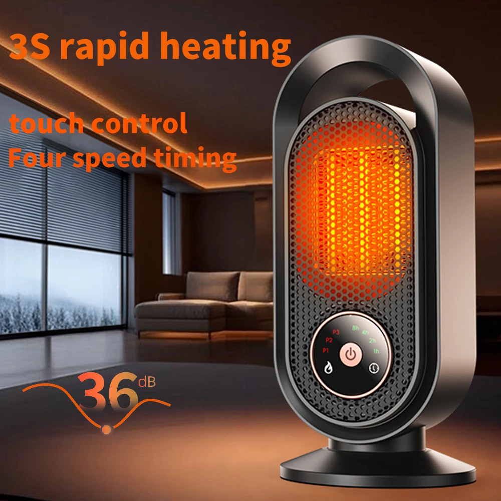 

Быстрый нагревательный обогреватель, бытовой энергосберегающий сенсорный небольшой мощный обогреватель, настольный наклонный отключаемый офисный обогреватель