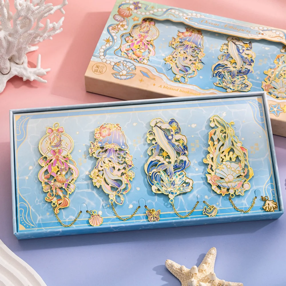 

Ocean Theme Bookmark Unique Marine Animals Bookmark Metal Bookmark Vibrant For School Teachers Students