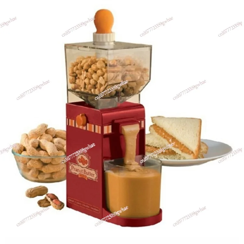 Home Mini Electric Peanut Butter Maker Automatic Nut Grinder Multifunctional Food Paste Grinding Machine for Kitchen