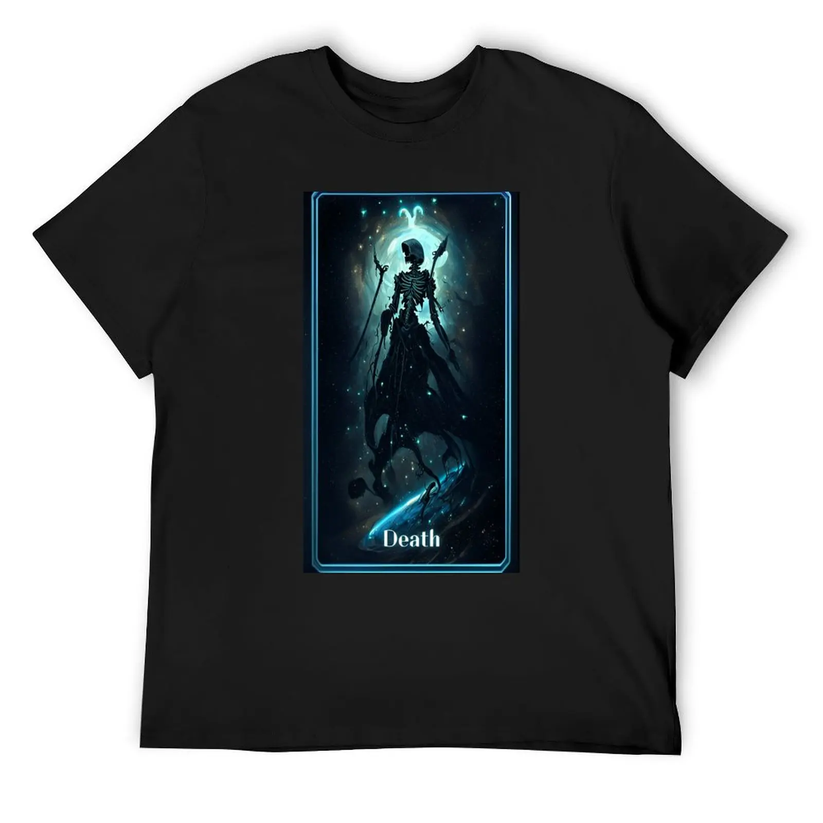 

Galactic Tarot Card: Death T-Shirt customizeds cute tops mens t shirts top quality